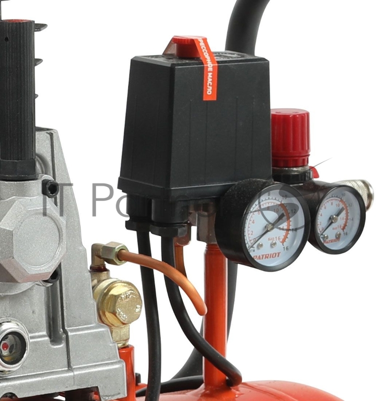 Компрессор Patriot поршневой ременной PTR 50-360I, 360 л/мин, 10 бар, 2200 Вт, 50 л, быстросъемный 1/4 + елочка