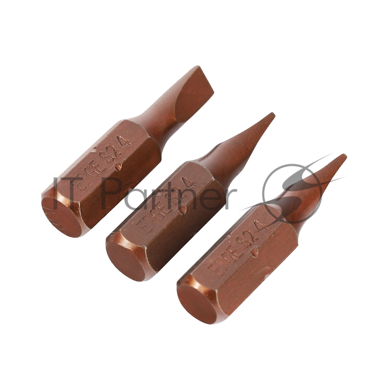 Бита EDGE by PATRIOT SL 4.0мм, сталь S2, длина 25 мм, 3шт в блистере