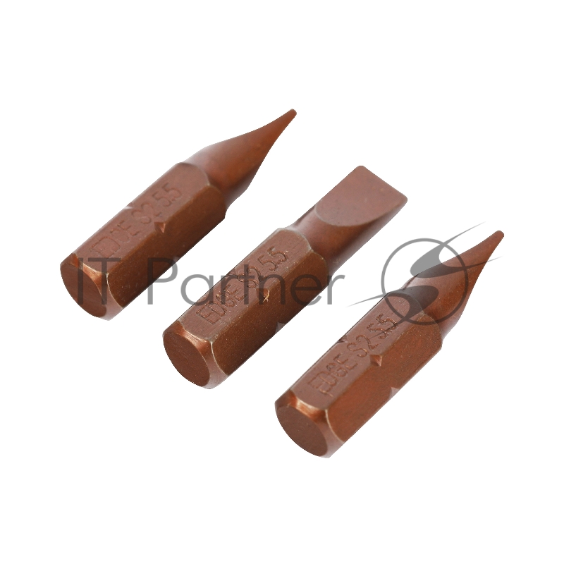 Бита EDGE by PATRIOT SL 5.5.мм, сталь S2, длина 25 мм, 3шт в блистере