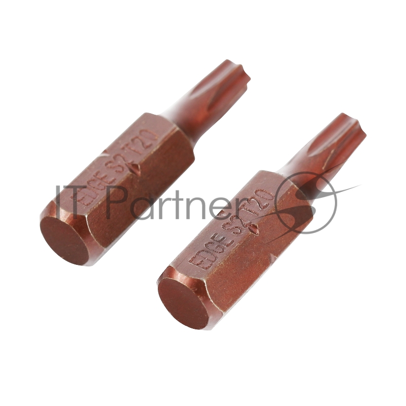 Бита EDGE by PATRIOT T20, сталь S2, длина 25 мм, 2шт в блистере