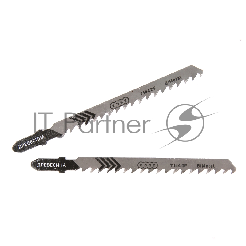 Пилка для лобзика EDGE by PATRIOT T144DF по дереву, 2шт в блистере