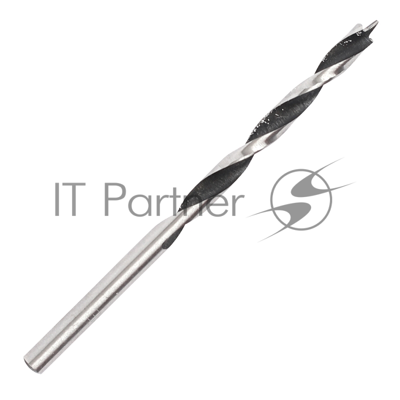 Сверло EDGE by PATRIOT по дереву спиральное 4 мм, W-образная заточка, 1 шт в блистере