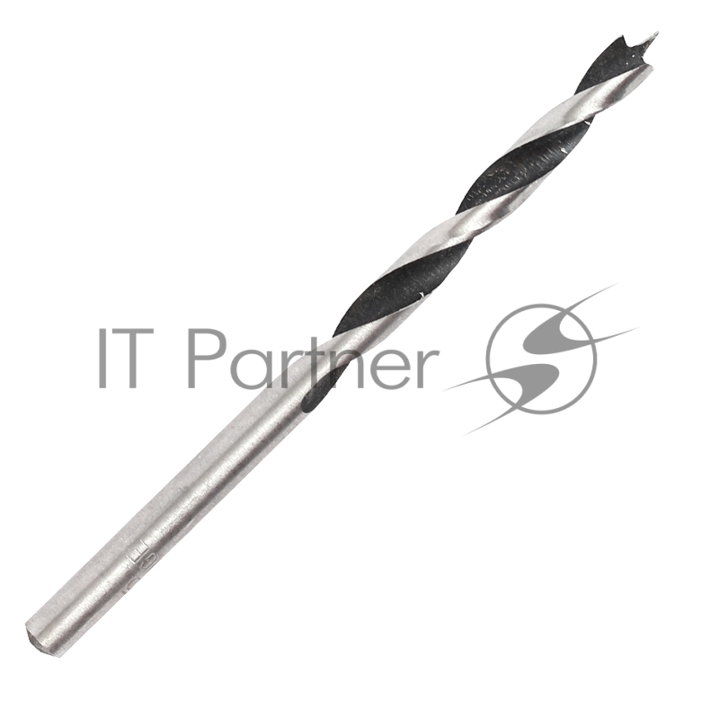 Сверло EDGE by PATRIOT по дереву спиральное 5 мм, W-образная заточка, 1 шт в блистере