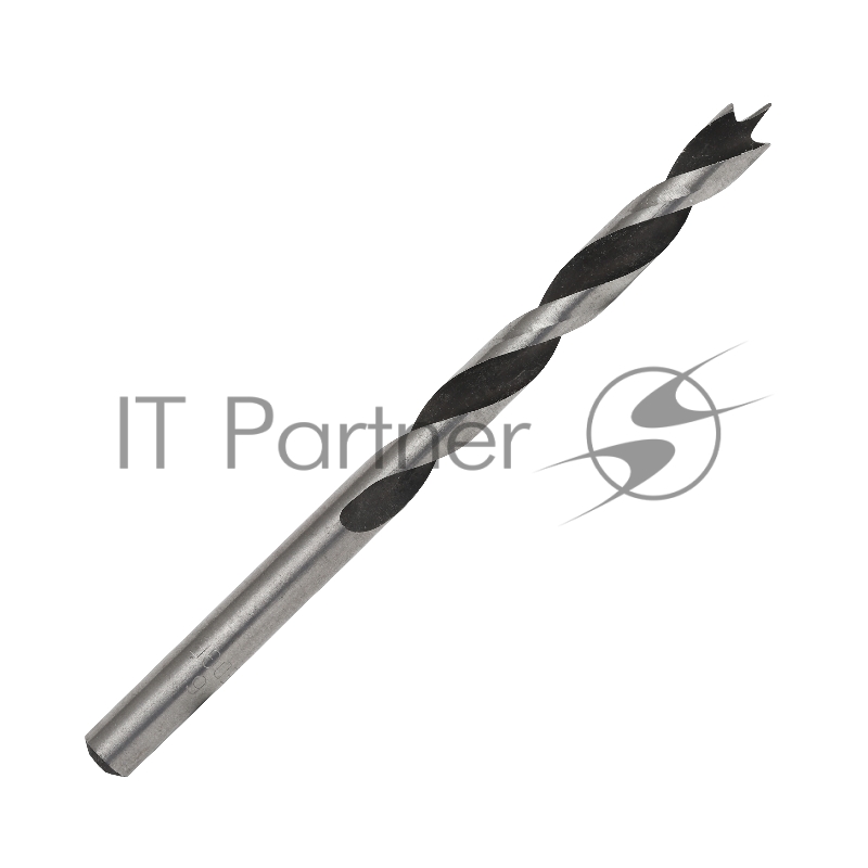 Сверло EDGE by PATRIOT по дереву спиральное 6 мм, W-образная заточка, 1 шт в блистере