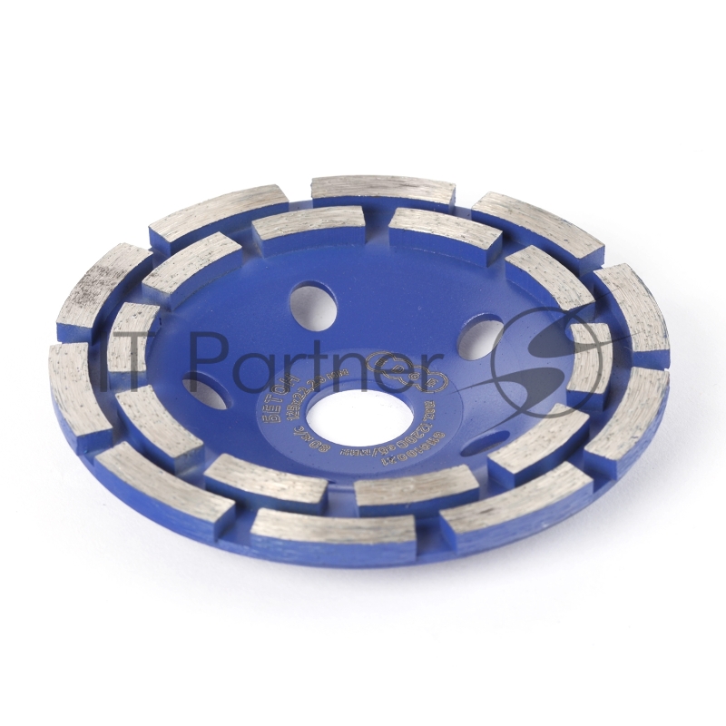 Чашка EDGE by PATRIOT алмазная 125х22,2 двухрядная