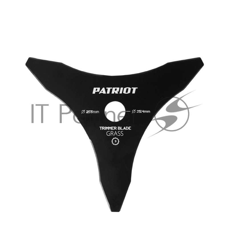 Нож PATRIOT TBM-3 (D=255x25.4мм, 3 лопасти)