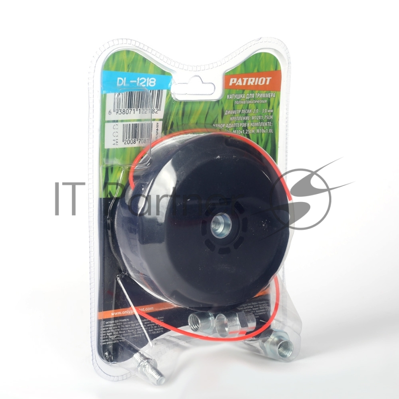 Катушка PATRIOT DL-1218, универсальная, с комплектом адаптеров