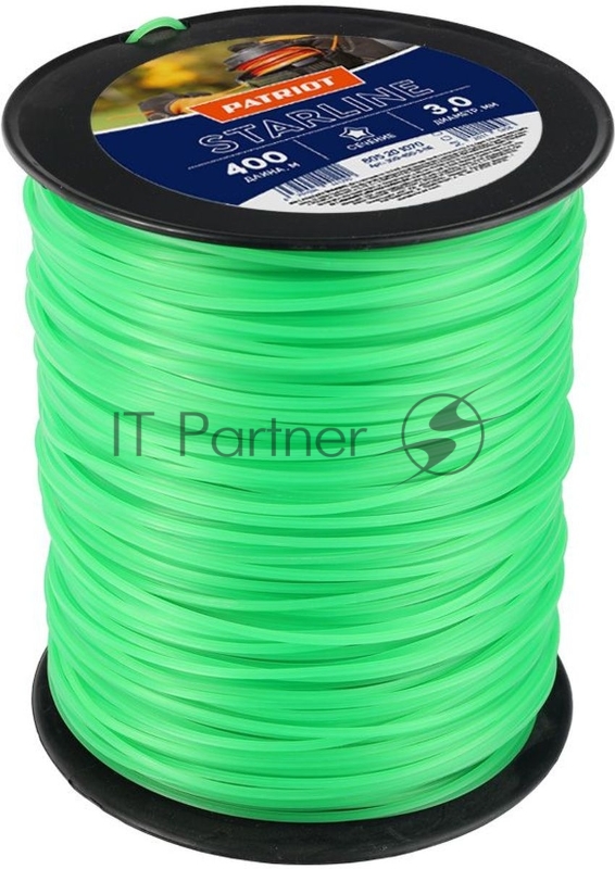 Леска Starline D 3,0 мм L 400 м (звезда, зеленая) 300-400-3