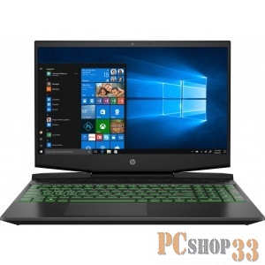Ноутбук HP Pavilion Gaming 15-dk1003ur Core i7 10750H/8Gb/SSD512Gb/nVidia GeForce GTX 1650 Ti 4Gb/15.6/IPS/FHD (1920x1080)/Windows 10/black/WiFi/BT/