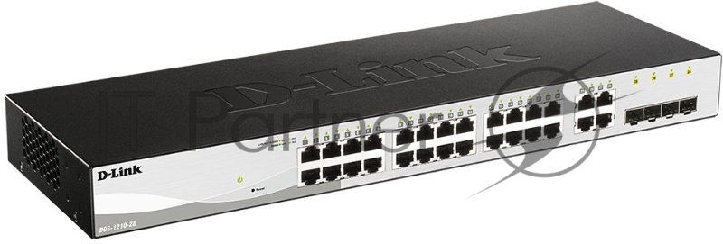 Коммутатор D-Link DGS-1210-28/FL 24G 4GBIC управляемый