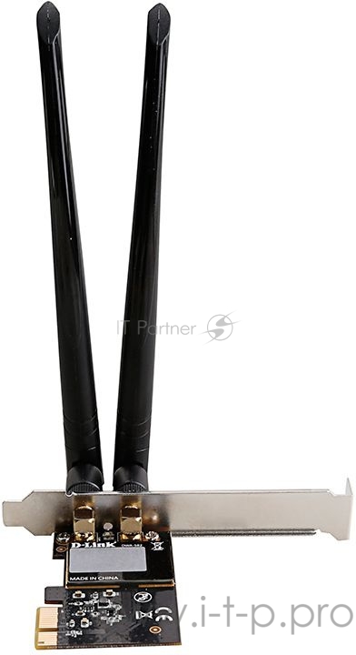 Сетевой адаптер WiFi D-Link DWA-582/RU/10/B1A DWA-582 PCI Express (ант.внеш.съем) 2ант.