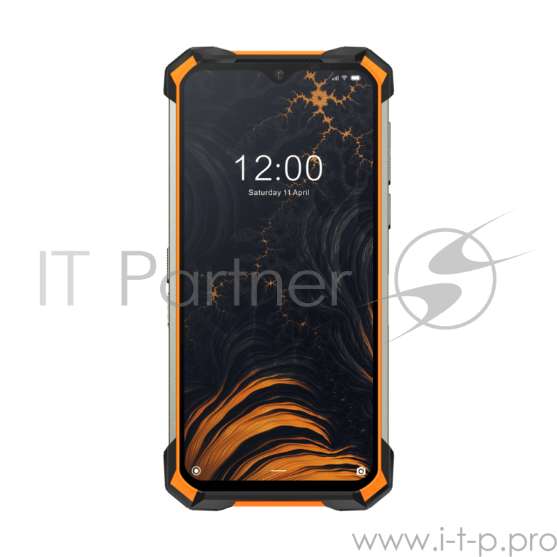 Смартфон Doogee Doogee S88 PRO Fire Orange, 6.3 1080x2340, 4x2,0GHz+4x2,1GHz, 8 Core, 6GB RAM, 128GB, up to 256GB flash, 21МП + 8МП + 8МП/16Mpix, 2 Sim, 2G, 3G, LTE, BT, Wi-Fi, NFC, GPS, Type-C, 10000 мА·ч, Android 10, 372 г, 171,6 ммx85,4 ммx18.7 мм