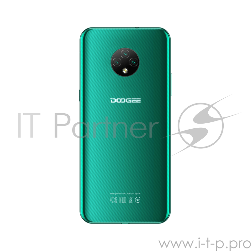 Смартфон Doogee Doogee X 95 Emerald Green, 16,56 см (6.52) 540 x 1200 пикселей, 1.3GHz, 4 Core, 2GB RAM, 16GB, up to 128GB flash, 13 МП+2 МП+2 МП/5Mpix, 2 Sim, 2G, 3G, LTE, BT, Wi-Fi, GPS, Micro-USB, 4350 мА·ч, Android 10.0, 178g, 167 ммx77,4 ммx8,9