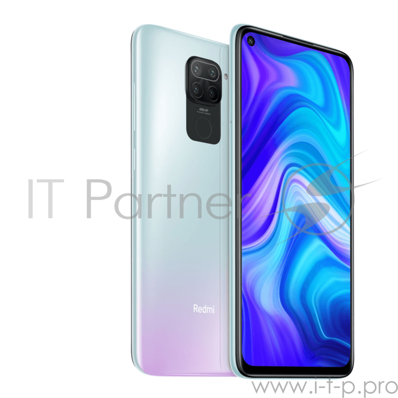 Смартфон Xiaomi Redmi Note 9 Polar White (M2003J15SG), 6.53 19.5:9 1080x2340, 2.0GHz, 8 Core, 4 GB, 128GB, 48 МП+ 8МП + 2МП + 2МП/13Mpix, 2 Sim, 2G, 3G, LTE, BT v5.0, WiFi 802.11 a/b/g/n/ac, A-GPS, GALILEO, BEIDOU, GLONASS, GPS, Type-C, 5020 мА·ч, 19