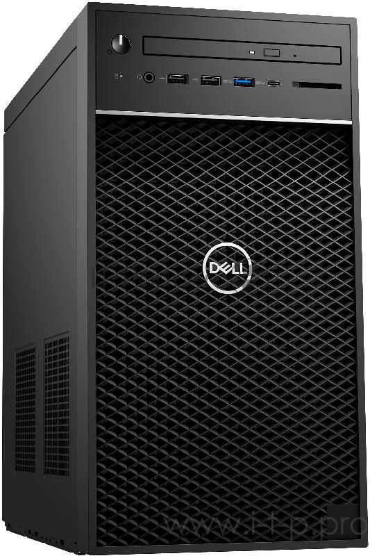 Рабочая станция DELL PRECISION T3640 PRECISION T3640 MT Intel Core i7 10700K(3.8Ghz)/16GB/SSD 512GB/DVDrw/Int:Intel UHD Graphics 630/war 3y/8.39kg/black/W10Pro + SD, TPM