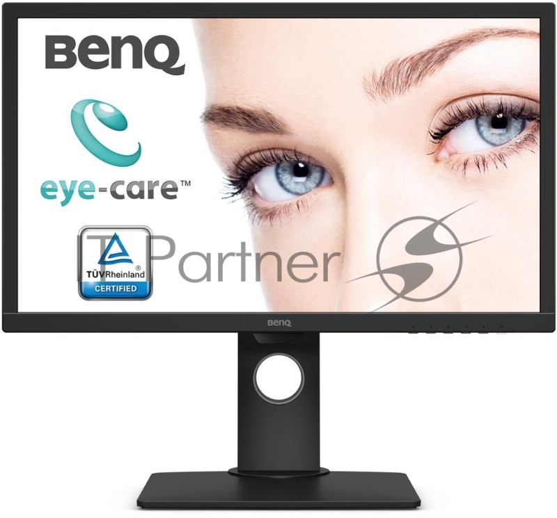 Монитор BENQ 24 BL2483TM TN LED 1920x1080 1ms 16:9 250 cd/m2 1000:1 12M:1 170/160 D-sub DVI DP Speaker 1W*2 HAS Pivot Swivel Tilt Flicker-free Black