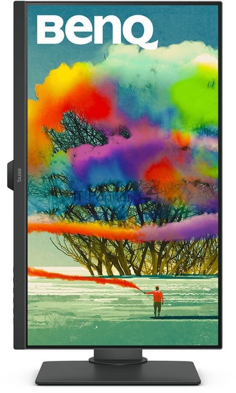 Монитор BENQ 27 PD2705Q IPS LED 2560x1440 60Hz 5ms 16:9 300 cd/m2 1000:1 12M:1 178/178 HDMI DP USB 3.1 USB Type-C Speaker 2W*2 HAS Pivot Swivel Tilt Flicker-free Dark Gray