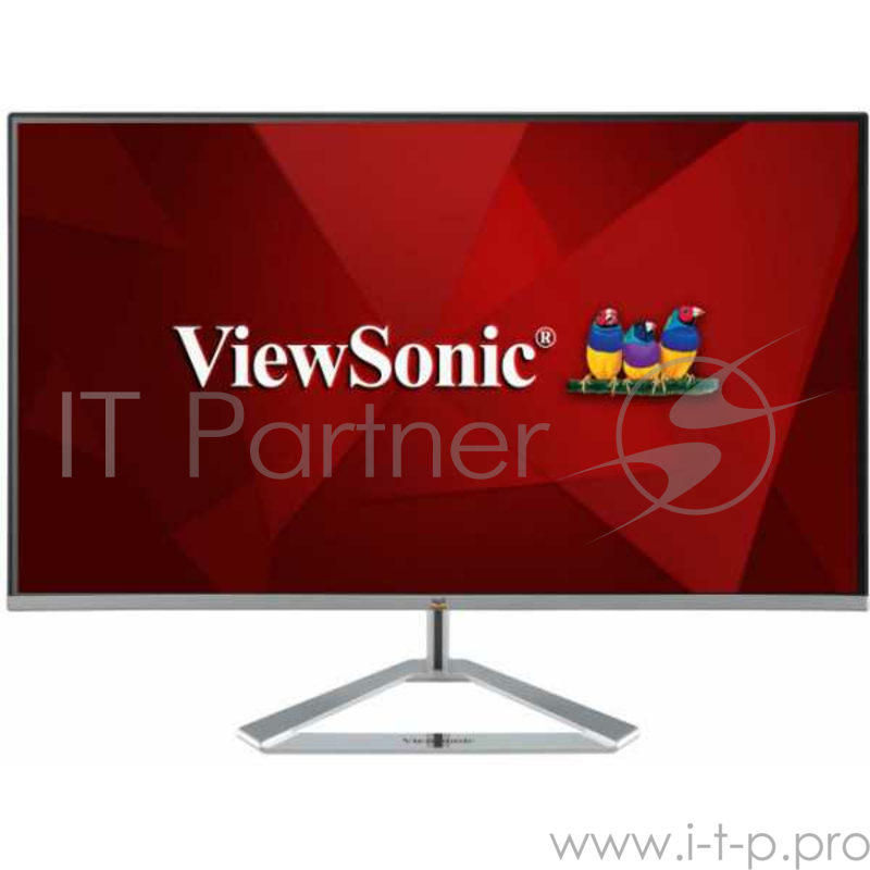 Монитор ViewSonic 27 VX2776-SMH IPS LED, 1920x1080, 250 cd/m2, 80Mln:1, 178°/178°, 4ms, D-Sub, 2*HDMI, 75Гц, колонки, Headphone Out, Frameless, Black