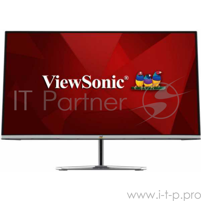 Монитор ViewSonic 27 VX2776-SMH IPS LED, 1920x1080, 250 cd/m2, 80Mln:1, 178°/178°, 4ms, D-Sub, 2*HDMI, 75Гц, колонки, Headphone Out, Frameless, Black