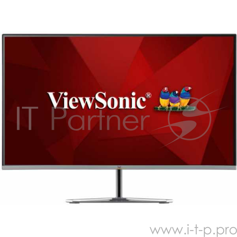 Монитор ViewSonic 27 VX2776-SMH IPS LED, 1920x1080, 250 cd/m2, 80Mln:1, 178°/178°, 4ms, D-Sub, 2*HDMI, 75Гц, колонки, Headphone Out, Frameless, Black