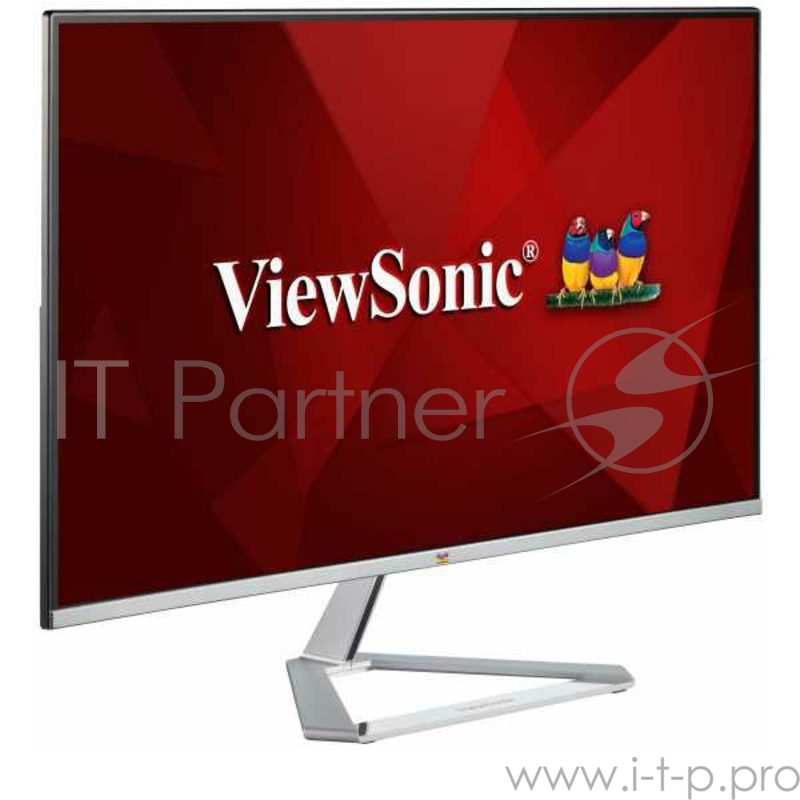 Монитор ViewSonic 27 VX2776-SMH IPS LED, 1920x1080, 250 cd/m2, 80Mln:1, 178°/178°, 4ms, D-Sub, 2*HDMI, 75Гц, колонки, Headphone Out, Frameless, Black