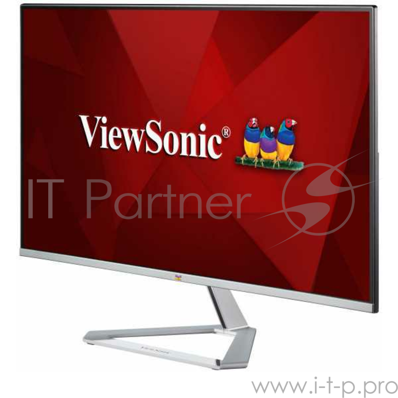 Монитор ViewSonic 27 VX2776-SMH IPS LED, 1920x1080, 250 cd/m2, 80Mln:1, 178°/178°, 4ms, D-Sub, 2*HDMI, 75Гц, колонки, Headphone Out, Frameless, Black