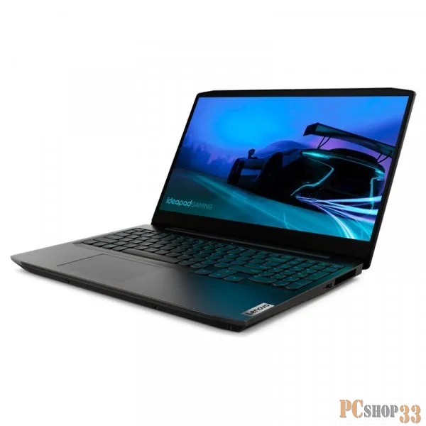 Ноутбук Lenovo IP Gaming 3 15IMH05 Core i7 10750H/16Gb/SSD512Gb/nVidia GeForce GTX 1650 4Gb/15.6/IPS/FHD (1920x1080)/Free DOS/black/WiFi/BT/Cam