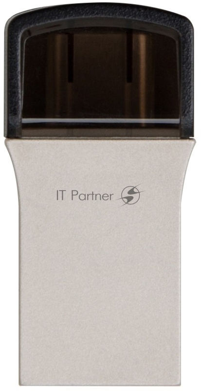 Носитель информации Transcend USB Drive 64Gb JetFlash 890 TS64GJF890S {USB 3.0/3.1 + Type-C}