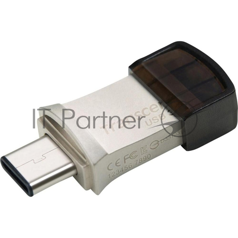 Носитель информации Transcend USB Drive 64Gb JetFlash 890 TS64GJF890S {USB 3.0/3.1 + Type-C}