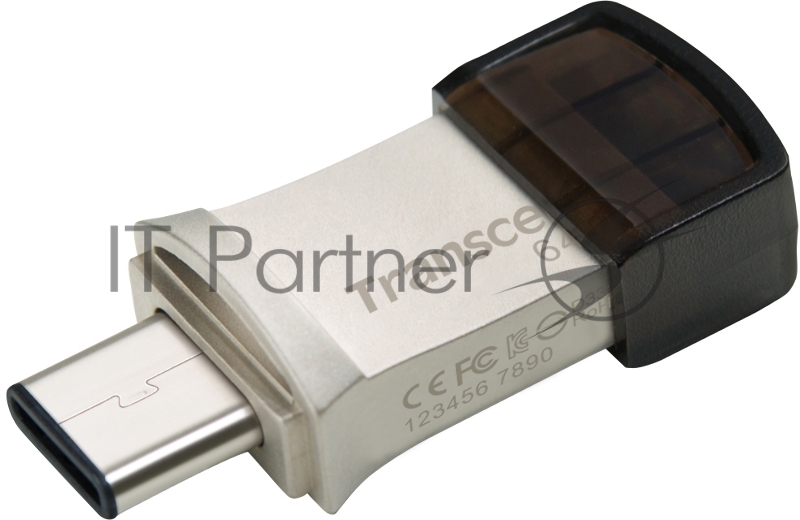 Носитель информации Transcend USB Drive 64Gb JetFlash 890 TS64GJF890S {USB 3.0/3.1 + Type-C}