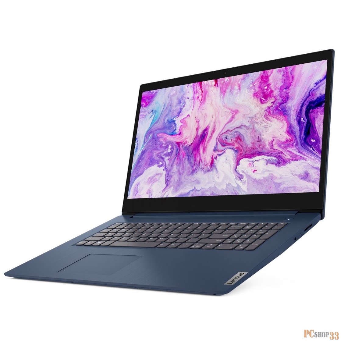 Ноутбук Lenovo IP3 17IML05 17.3 HD+, Intel Pentium 6405U, 4Gb, 256Gb SSD, noDVD, Win10, blue (81WC000GRU)