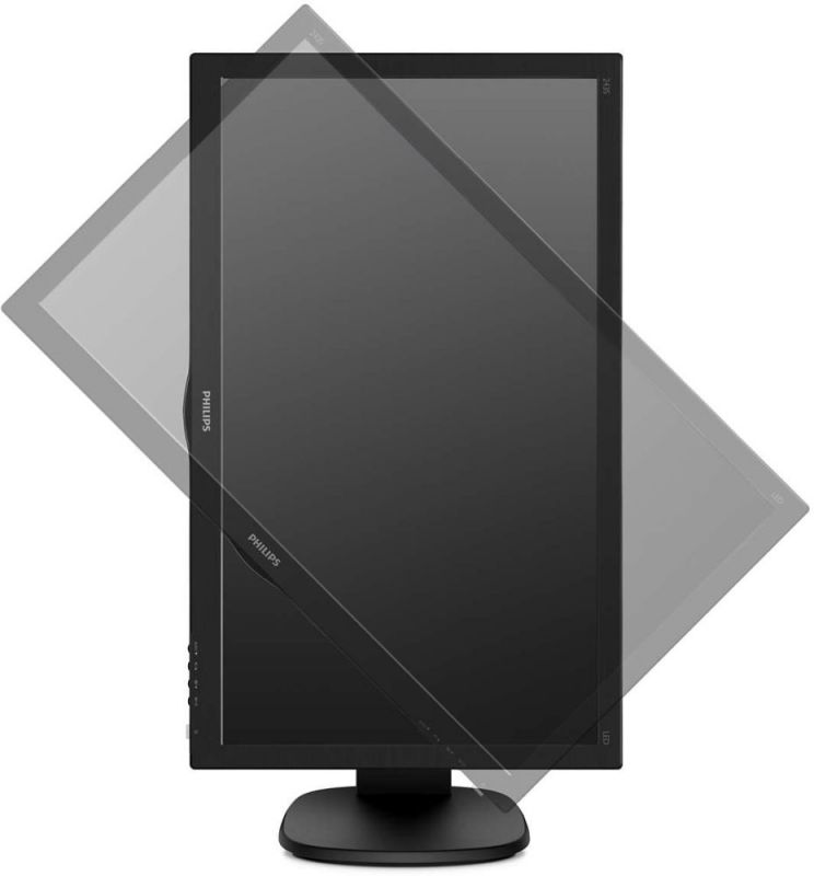 Монитор PHILIPS 23.6 243S5LJMB/00 Black с поворотом экрана (LED, 1920x1080, 1 ms, 170°/160°, 250 cd