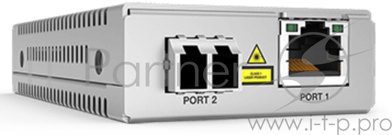 Allied Telesis TAA, 10/100/1000T to 1000LX/LC Single Mode Mini Media & Rate Converter, 10km