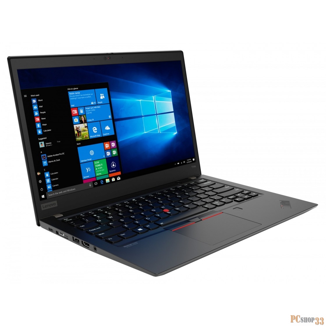 ThinkPad P14s 14 FHD (1920x1080) IPS LP, i7-10510U 1.8G, 16GB Soldered, 512GB SSD M.2, Quadro P520 2GB, WWAN Ready, WiFi, BT, FPR+SCR, IR + 720p, 3c