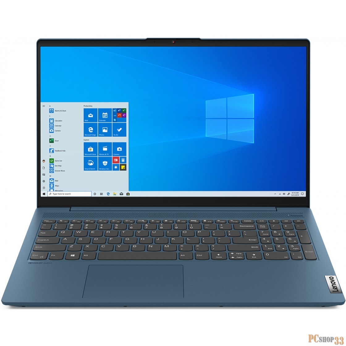 Ноутбук Lenovo IdeaPad IP5 15ARE05 Ryzen 3 4300U/8Gb/SSD256Gb/AMD Radeon/15.6/IPS/FHD (1920x1080)/noOS/blue/WiFi/BT/