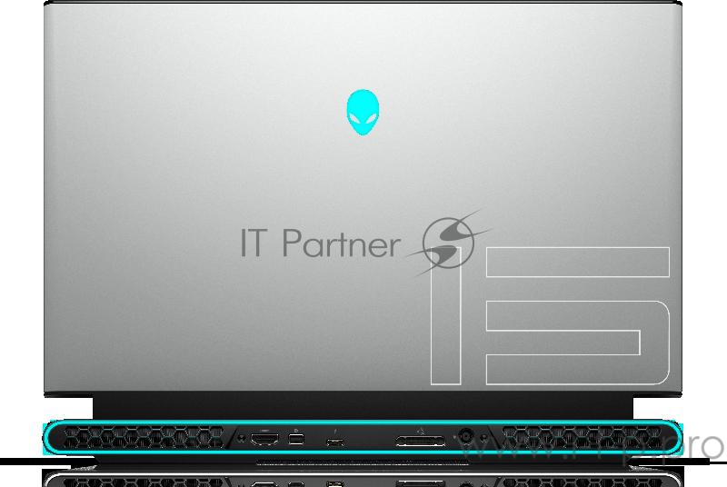 Ноутбук Alienware m15 R3 Core i7 10750H/16Gb/SSD512Gb/NVIDIA GeForce RTX 2060 6Gb/15.6/IPS/FHD (1920x1080)/Windows 10/silver/WiFi/BT/Cam