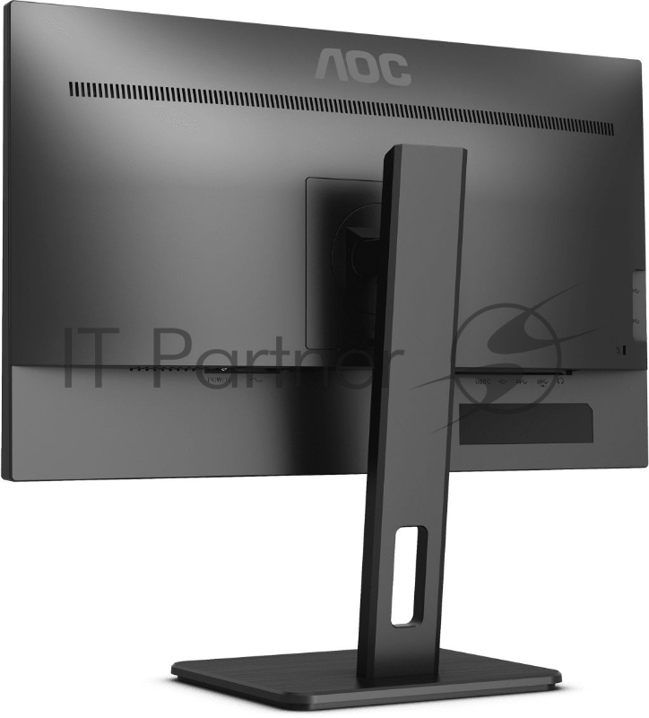 МОНИТОР 23.8 AOC 24P2Q Black с поворотом экрана (IPS, 1920x1080, 75Hz, 4 ms, 178°/178°, 250 cd/m, 50M:1, +DVI, +HDMI, +