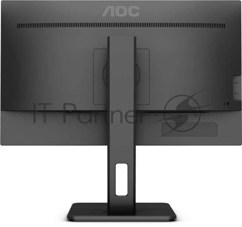 МОНИТОР 23.8 AOC 24P2Q Black с поворотом экрана (IPS, 1920x1080, 75Hz, 4 ms, 178°/178°, 250 cd/m, 50M:1, +DVI, +HDMI, +