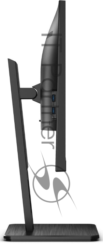 МОНИТОР 23.8 AOC 24P2Q Black с поворотом экрана (IPS, 1920x1080, 75Hz, 4 ms, 178°/178°, 250 cd/m, 50M:1, +DVI, +HDMI, +