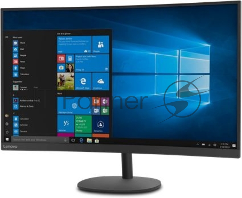 Монитор Lenovo 31.5 D32qc-20 черный VA 4ms 32:10 HDMI матовая 3000:1 300cd 178гр/178гр 2560x1440 DisplayPort WQHD 7.36кг