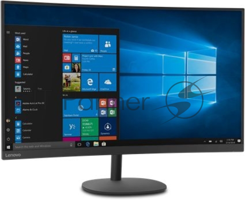 Монитор Lenovo 31.5 D32qc-20 черный VA 4ms 32:10 HDMI матовая 3000:1 300cd 178гр/178гр 2560x1440 DisplayPort WQHD 7.36кг