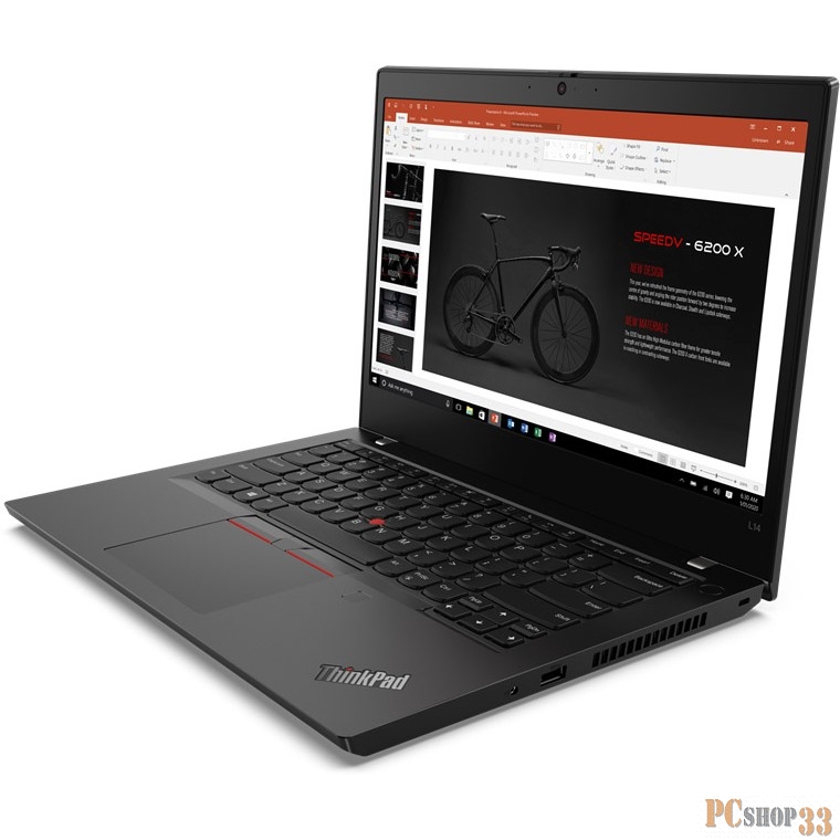 Ноутбук Lenovo ThinkPad L14 G1 T Core i5 10210U/8Gb/SSD256Gb/Intel UHD Graphics/14/FHD (1920x1080)/Windows 10 Professional 64/black/WiFi/BT/Cam