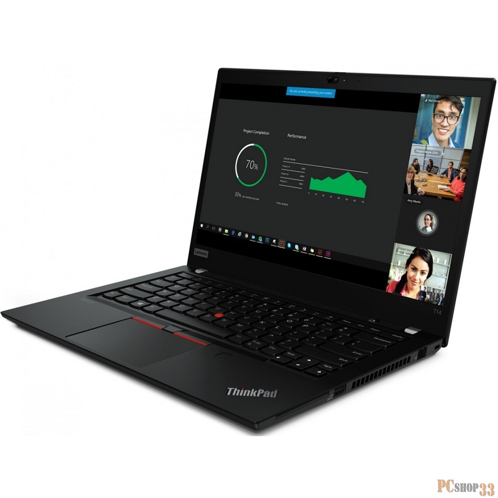 Ноутбук Lenovo ThinkPad T15 G1 T Core i5 10210U/8Gb/SSD256Gb/Intel UHD Graphics/15.6/IPS/FHD (1920x1080)/4G/Windows 10 Professional 64/black/WiFi/BT