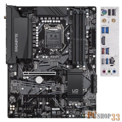 Материнская плата Gigabyte Z490 UD AC Soc-1200 Intel Z490 4xDDR4 ATX AC`97 8ch(7.1) GbLAN RAID+HDMI