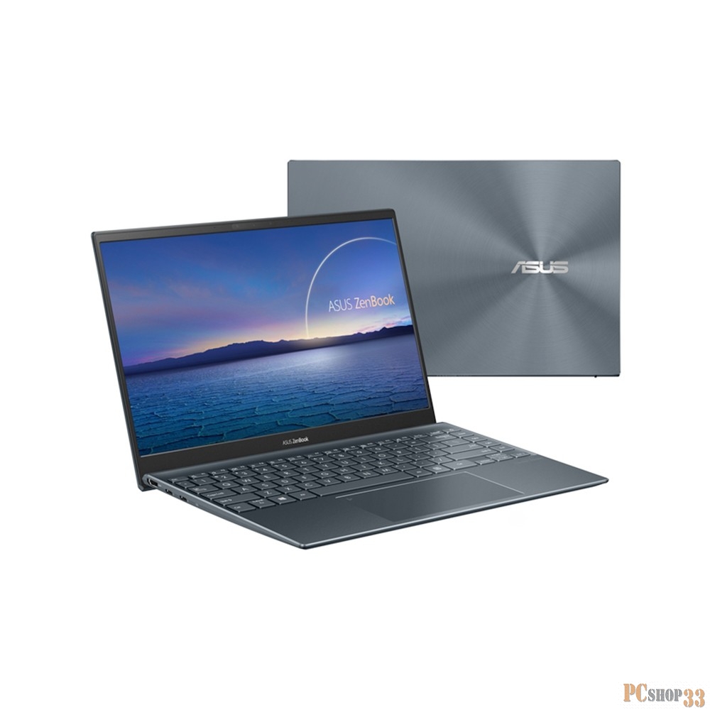 Ноутбук ASUS Zenbook 13 UX325JA-EG130R Core i7-1065G7/16Gb LPDDR4X/512Gb SSD/13,3 FHD IPS AG 1920x1080/WiFi5/BT/2x Thunderbolt 3/Windows 10 Pro/1.19Kg/Pine_Grey/Sleeve+USB to RJ45