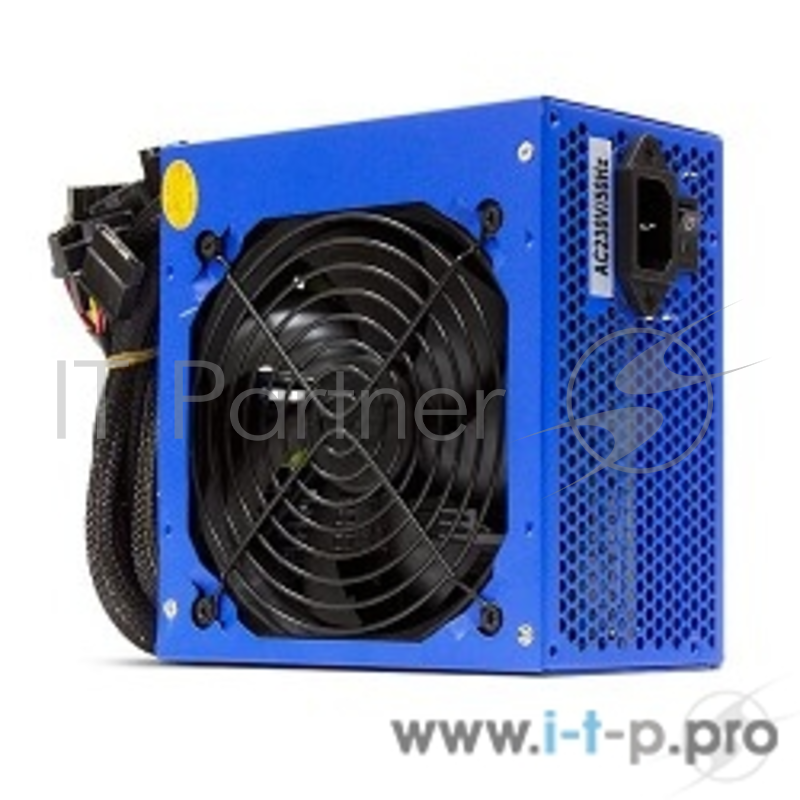 Блок питания CROWN Блок питания CM-PS500W smart (20+4in, 140mm FAN, SATA*4, PATA(big Molex)*4, FDD*1, 4+4pin, 6pin PCI-E*1, Lines 2x12V OEM)