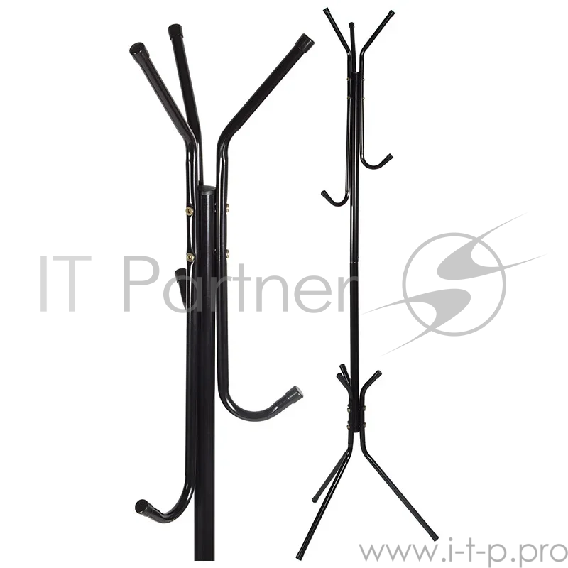 Вешалка-стойка напольная для одежды Рыжий кот NICETY, 6 крючков