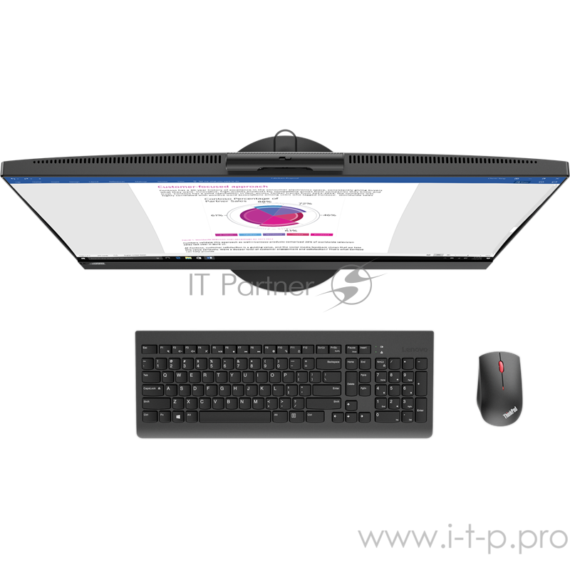 Моноблок Lenovo V530-24ICB 23,8 i7-9700T 8Gb 1TB_5400rpm + 256GB_M.2 AMD_R530_2GB_GD5 DVD±RW AC+BT USB KB&Mouse NO_OS 1Y on-site