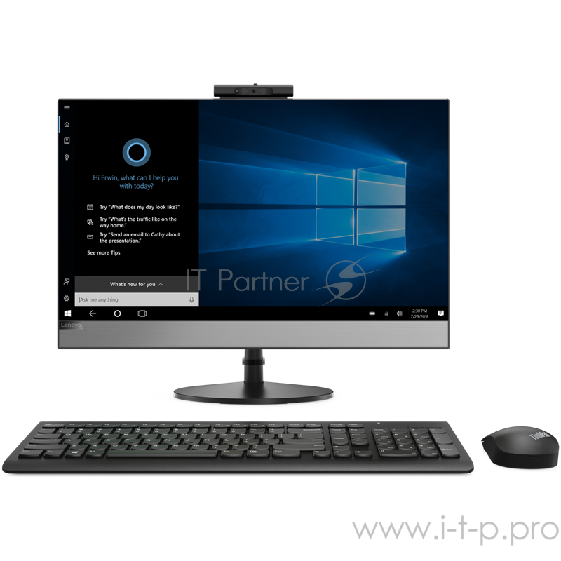 Моноблок Lenovo V530-24ICB 23,8 i7-9700T 8Gb 1TB_5400rpm + 256GB_M.2 AMD_R530_2GB_GD5 DVD±RW AC+BT USB KB&Mouse NO_OS 1Y on-site