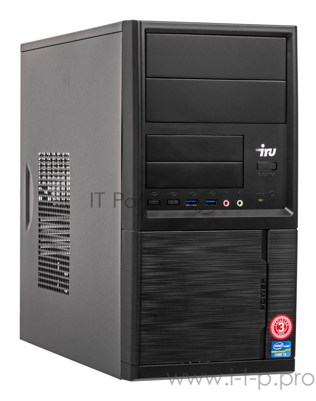 ПК IRU Office 315 MT i5 9400 (2.9)/8Gb/1Tb 7.2k/UHDG 630/Free DOS/GbitEth/400W/черный